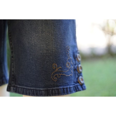 PANTALONCINI Tg.48/50 it. UOMO STILE TIROLESE JEANS