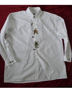 CAMICIA UOMO STILE TIROLESE  TGL 45 Alpenland