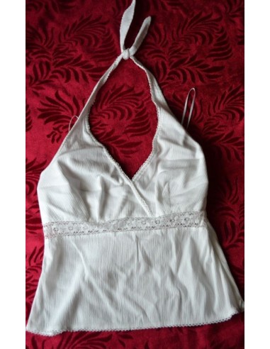 TOP IN COTONE CON PIZZI TG. 46/48