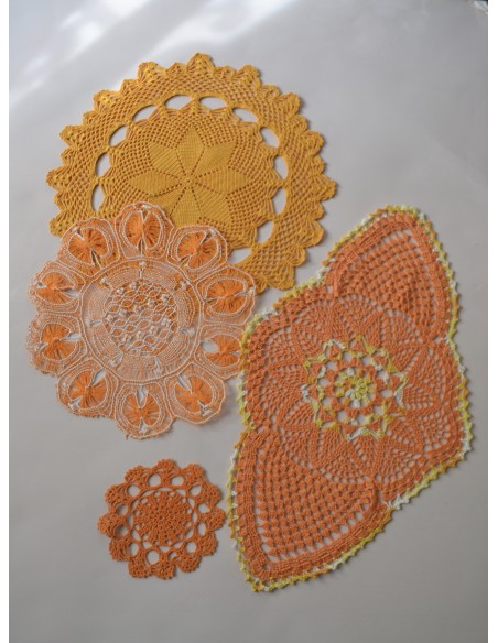 SET 4 CENTRI ARANCIONE