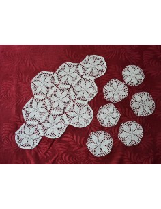 SET 1 +6 CENTRINI REALIZZATI A MANO 