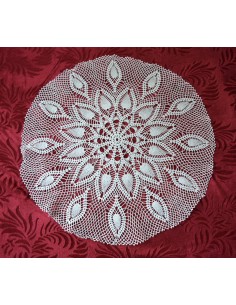 CENTRO REALIZZATO A MANO AD UNCINETTO diam. 55 cm