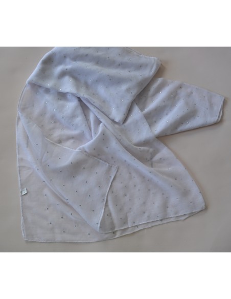 GRANDE FOULARD SCIALLE CON BRILLANTINI