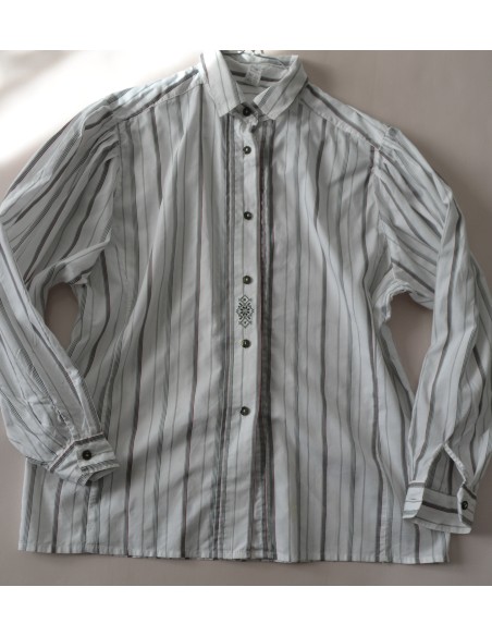 CAMICIA  IN STILE TIROLESE tg 46/48 Del Mod