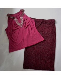 CANOTIERINA / TOP + GONNA Tg. 44 circa