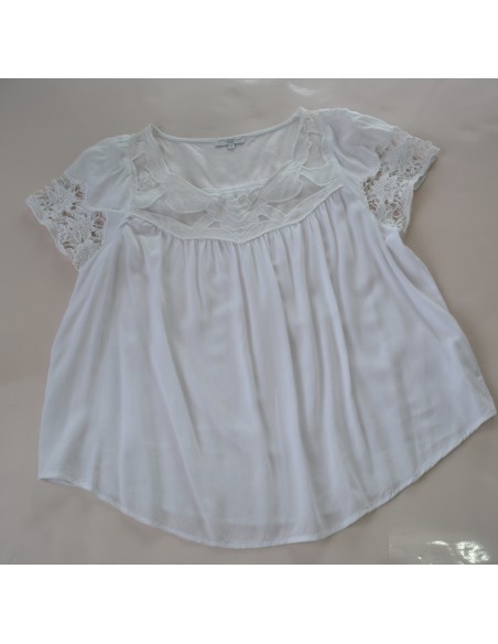 Maglietta Camicetta con merletti  tg.48 New Look