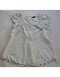 Maglietta Camicetta con merletti  tg.46 Werohouse