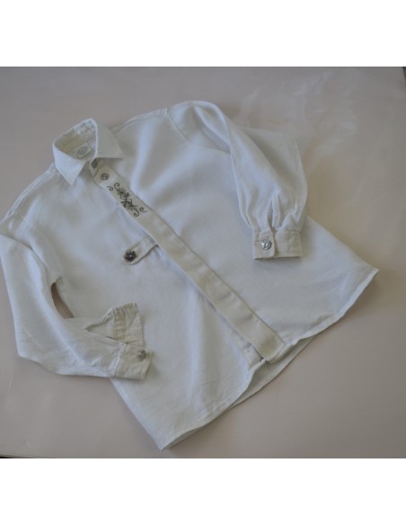 CAMICIA RAGAZZO BAMBINO IN STILE TIROLESE TG 152/11-12 anni