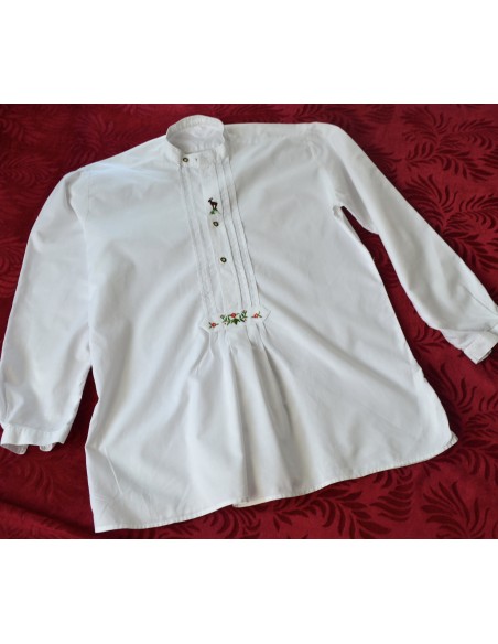 CAMICIA UOMO tg.  40 STILE TIROLESE  Amann