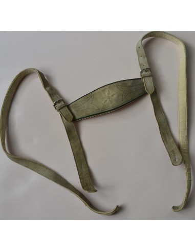 LEDERHOSEN 9 anni RAGAZZO IN PELLE STILE TIROLESE BAVARESE