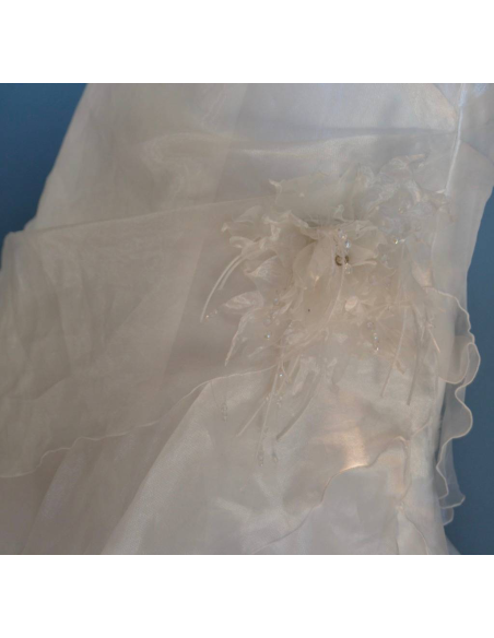 DELIZIOSO ABITO DA SPOSA  PIZZO  tg. 40