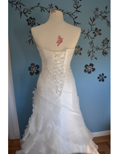 DELIZIOSO ABITO DA SPOSA  PIZZO  tg. 40