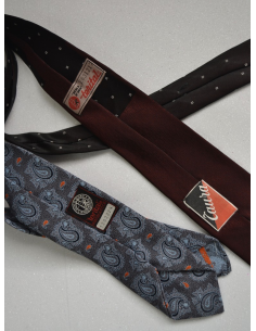 CRAVATTA IN SETA "Ancore" 2