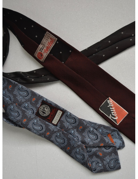 CRAVATTA IN SETA "Ancore"