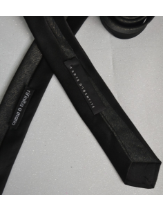 CRAVATTA Nero/ Bianca "Z" 2