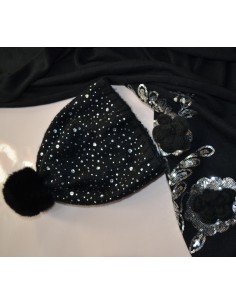 CAPPELLO CON SCIARPA DONNA " GATTO" 2