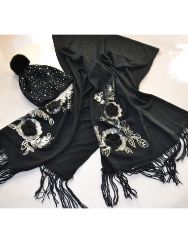 CAPPELLO CON SCIARPA DONNA " GATTO"