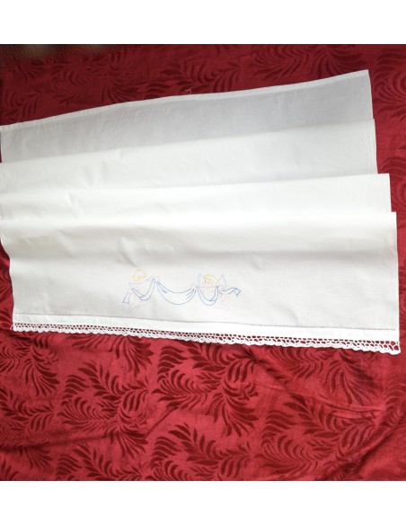 STRISCIA RICAMATA A MANO 130x21cm Peter Pan