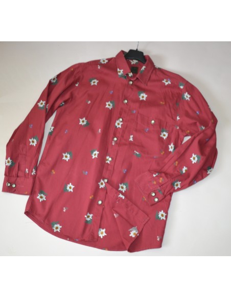 CAMICIA UOMO tg.37/38 14,5  STILE TIROLESE
