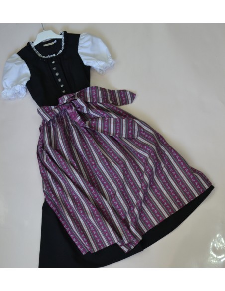 ABITO TIROLESE   tg.128 6/7 anni + GREMBIULE