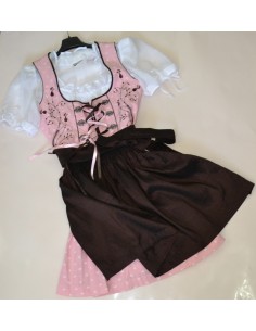 ABITO IN STILE TIROLESE DIRNDL  tg. 46 + CAMICIA e GREMBIULE