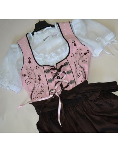 ABITO IN STILE TIROLESE DIRNDL  tg. 46 + CAMICIA e GREMBIULE