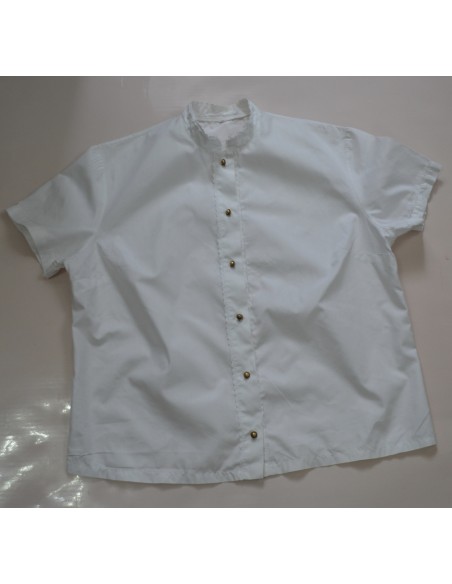 CAMICIA CON MERLETTO STILE TIROLESE  VINTAGE  tg 44/46 
