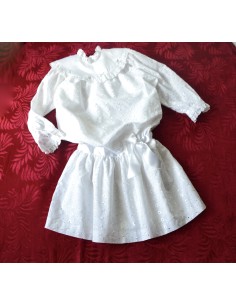 VESTITINO ELEGANTE CREMA BAMBINA tg. 104 / 4 anni