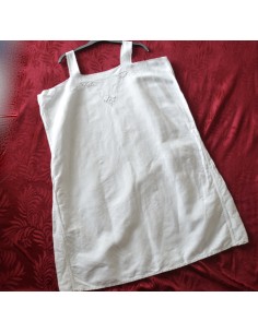 ANTICA  SOTTOVESTE /CAMICIA DA NOTTE RICAMATA