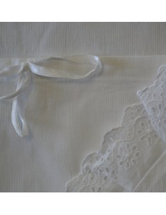  ANTICO PORTA ENFANT CALDO COTONE CON PIZZO 2