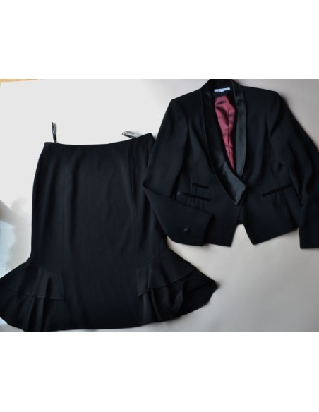 GIACCA  Next + GONNA COLORE NETO  Tg. 44/46