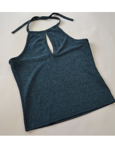 ELEGANTE  TOP NERO Tg. 14/16 - 46/48  Topshop