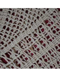 TOVAGLIETTA REALIZZATA AD UNCINETTO ECEU' diam.70 2