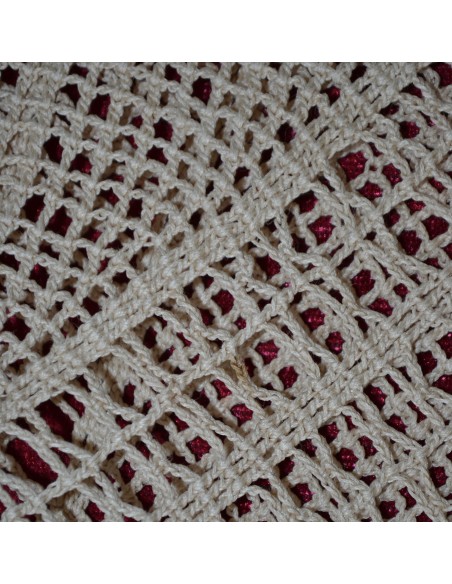 TOVAGLIETTA REALIZZATA AD UNCINETTO ECEU' diam.70