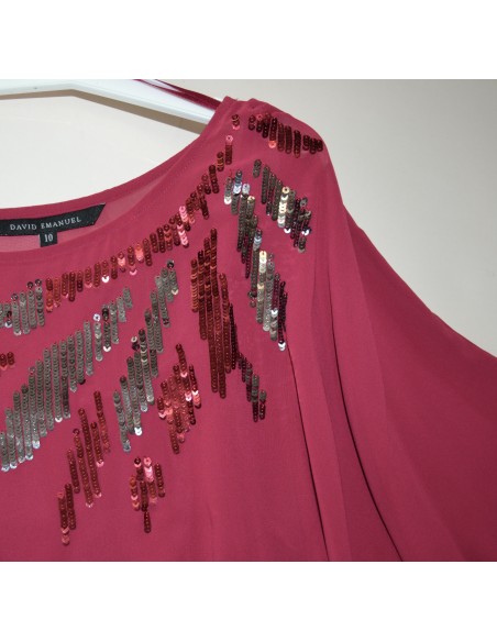 MAGLIETTA NERE FILO ARGENTO  tg. M Wallis