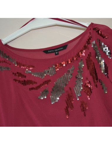 MAGLIETTA NERE FILO ARGENTO  tg. M Wallis