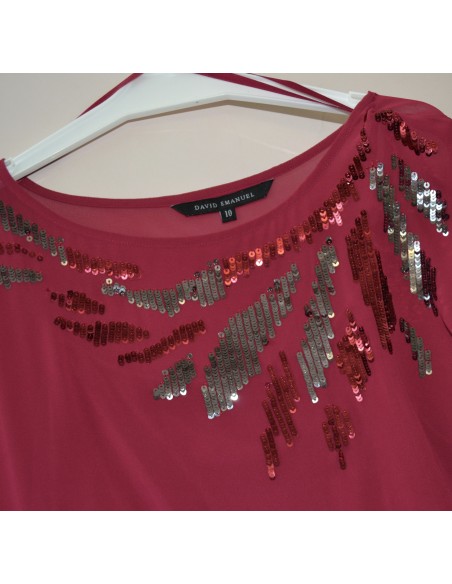 MAGLIETTA NERE FILO ARGENTO  tg. M Wallis