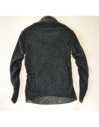 MAGLIETTA NERE FILO ARGENTO  tg. M Wallis