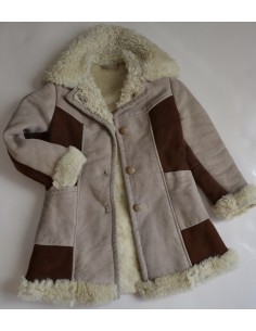  MONTONE VERO BAMBINA  tg.6 anni