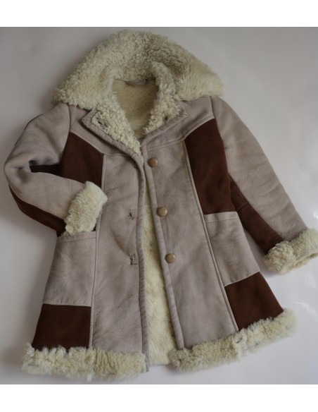  MONTONE VERO BAMBINA  tg.6 anni