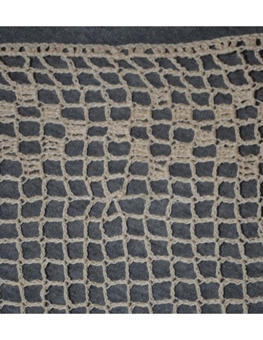 TENDINA REALIZZATA AD UNCINETTO 110x65 cm