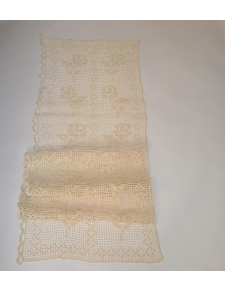 TENDINA REALIZZATA AD UNCINETTO 110x65 cm